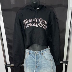 Champion Crop Top Hoodie